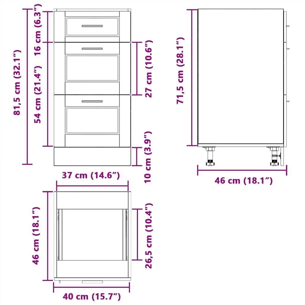 Kitchen Base Cabinet for Storage Needs