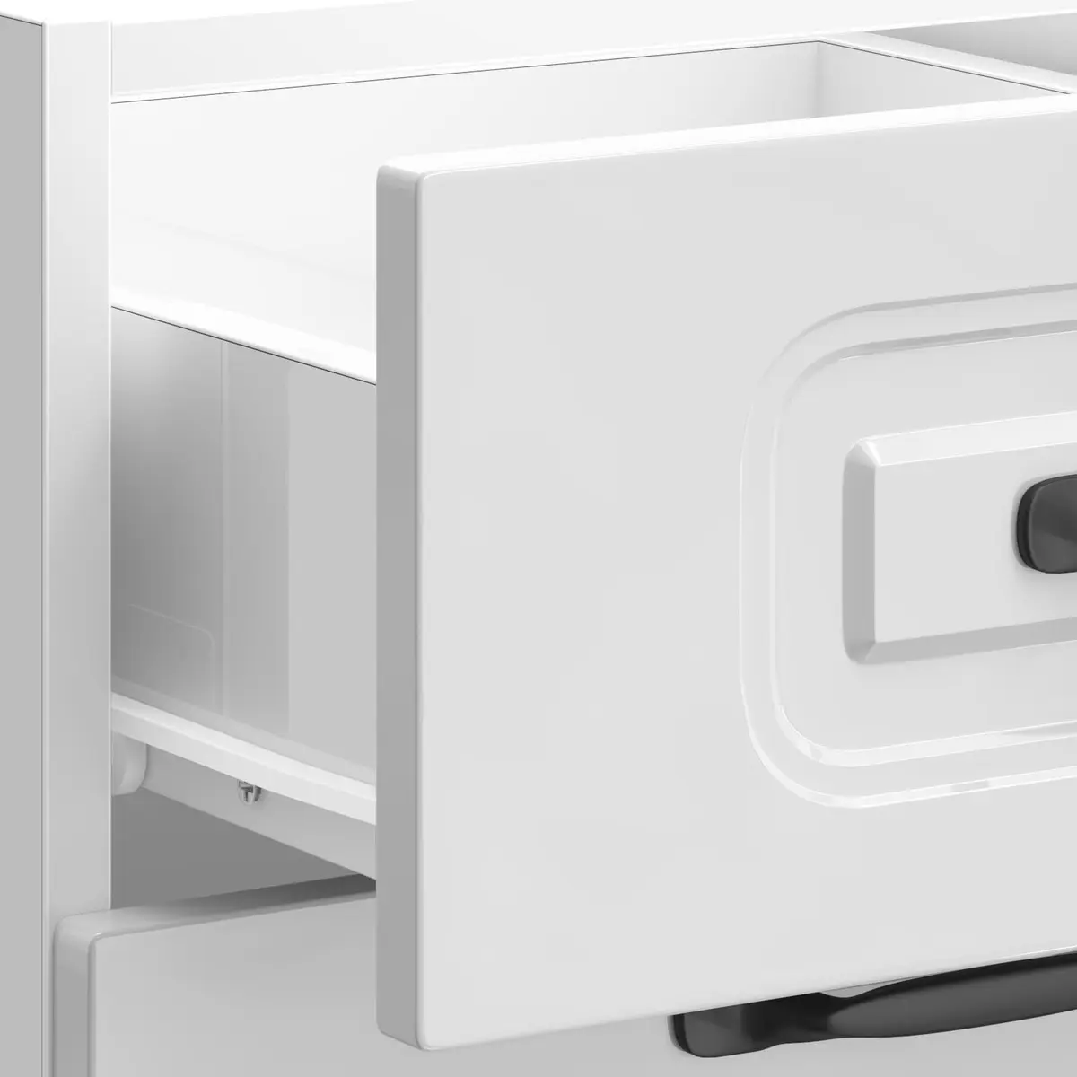 High Gloss White Kitchen Base Cabinet