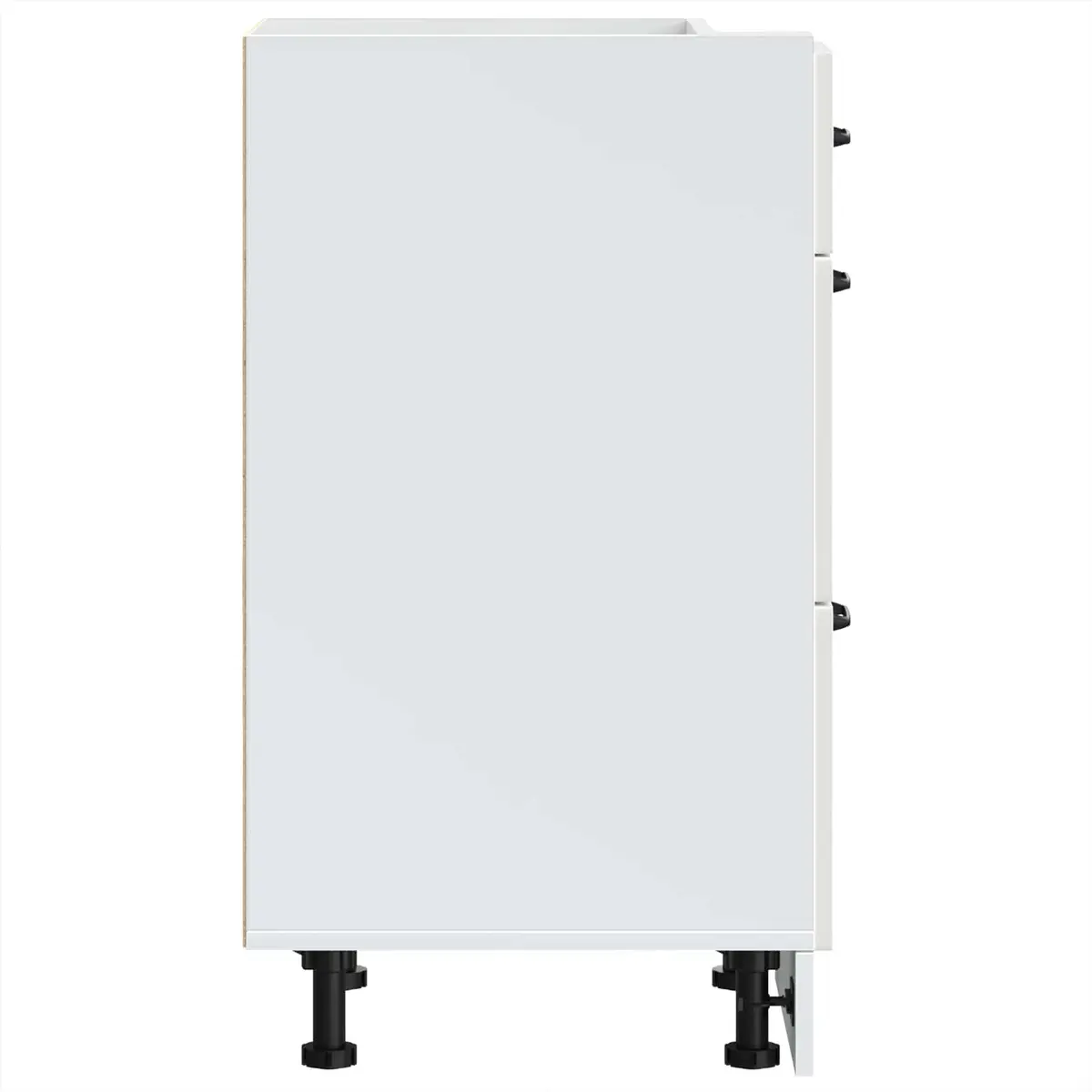 High Gloss White Kitchen Base Cabinet
