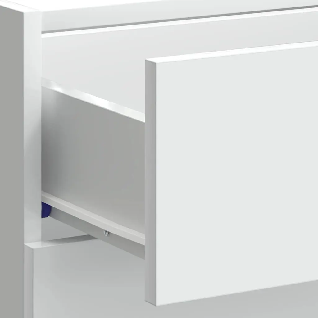 Kitchen Base Cabinet White Engineered Wood Adjustable Feet