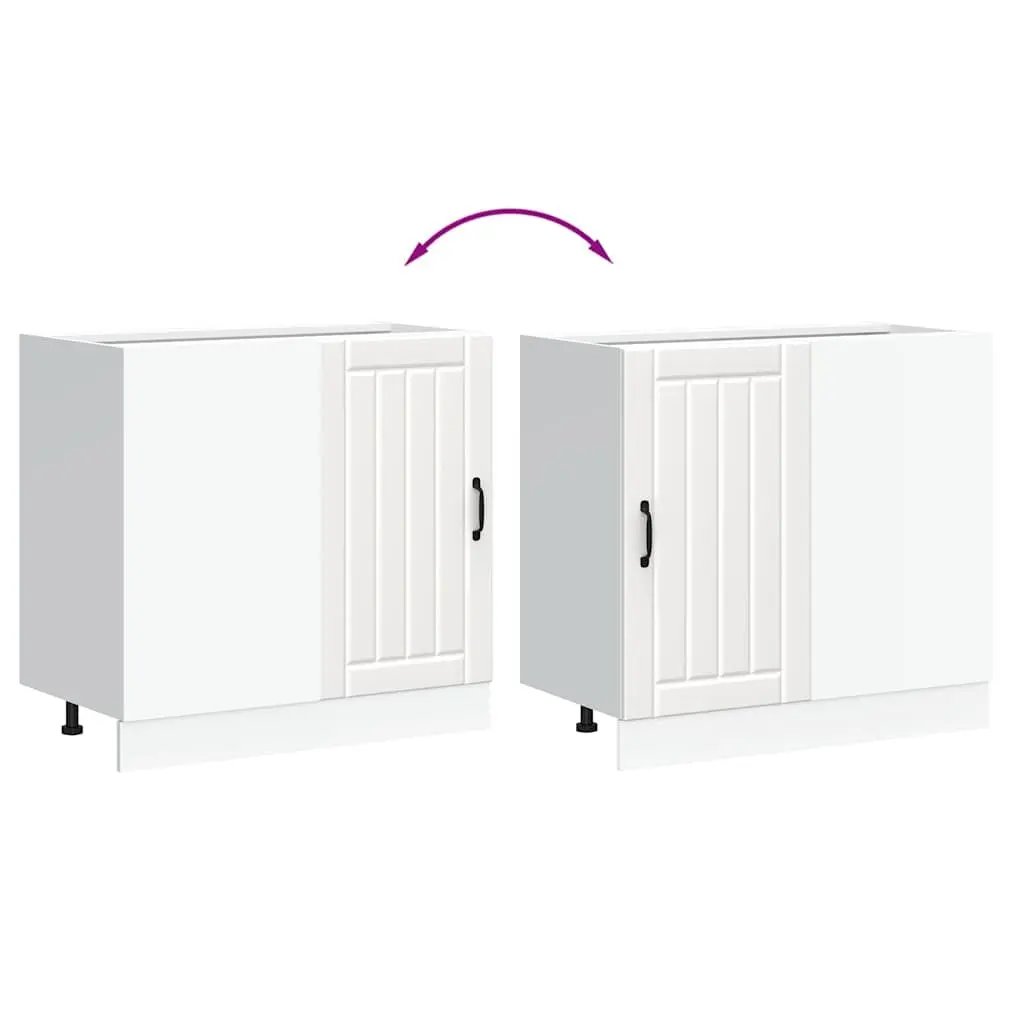 Kitchen Base Cabinet in White
