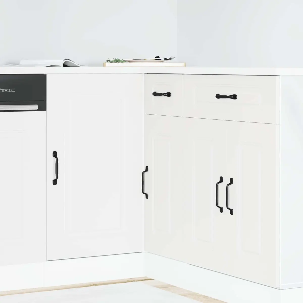 White Kitchen Storage Cabinet