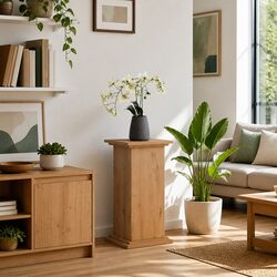 Friendly Display Stand with Storage Cabinet for Your Home