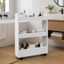 Your New 3 Tier White Trolley for Easy Organization