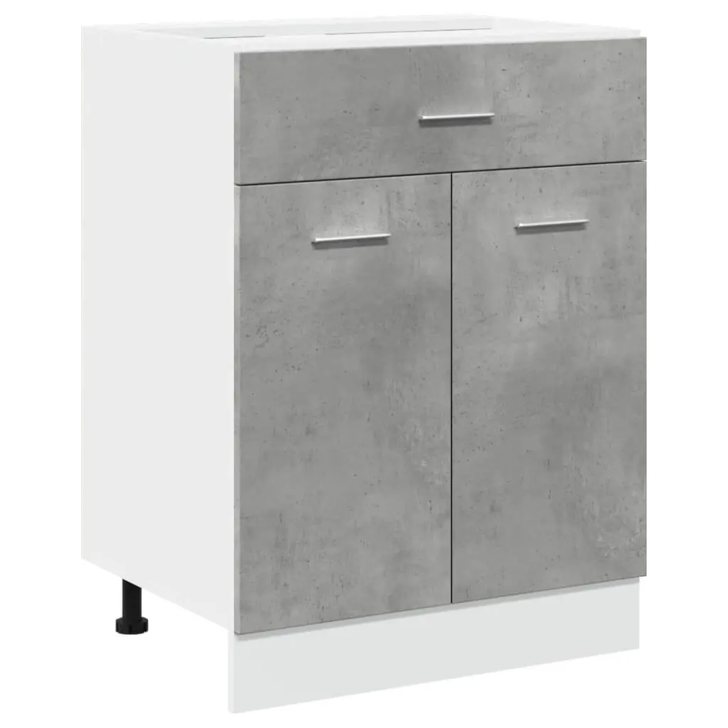 Grey Drawer Bottom Cabinet for Easy Organization