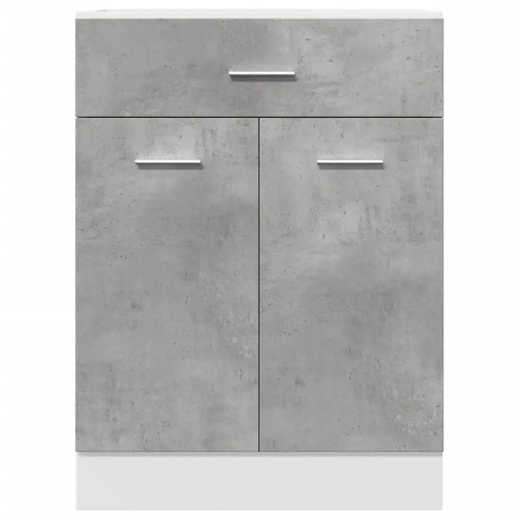 Grey Drawer Bottom Cabinet for Easy Organization