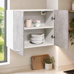 Your New Grey Engineered Wood Kitchen Cabinet: 80x31x60cm