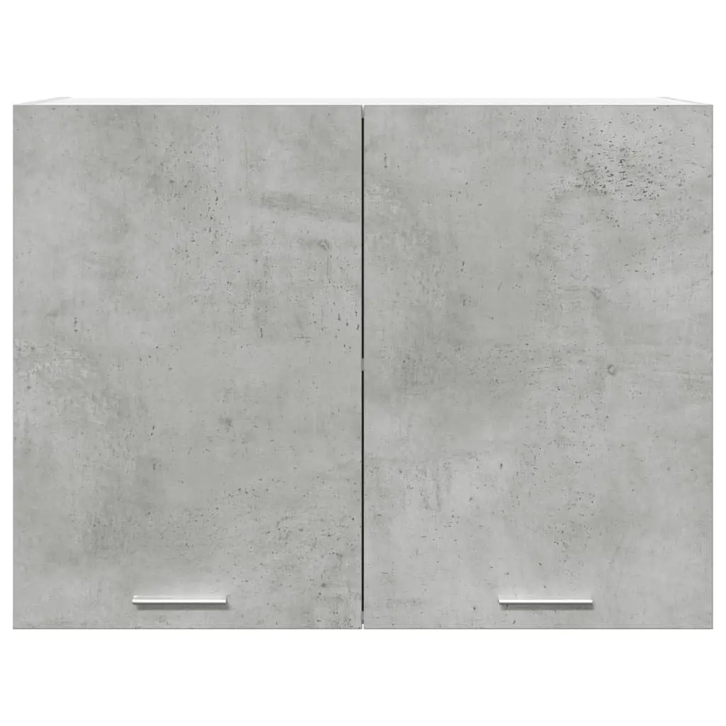 Hanging Kitchen Cabinet Wall-Mounted Grey Engineered Wood 80x31x60cm