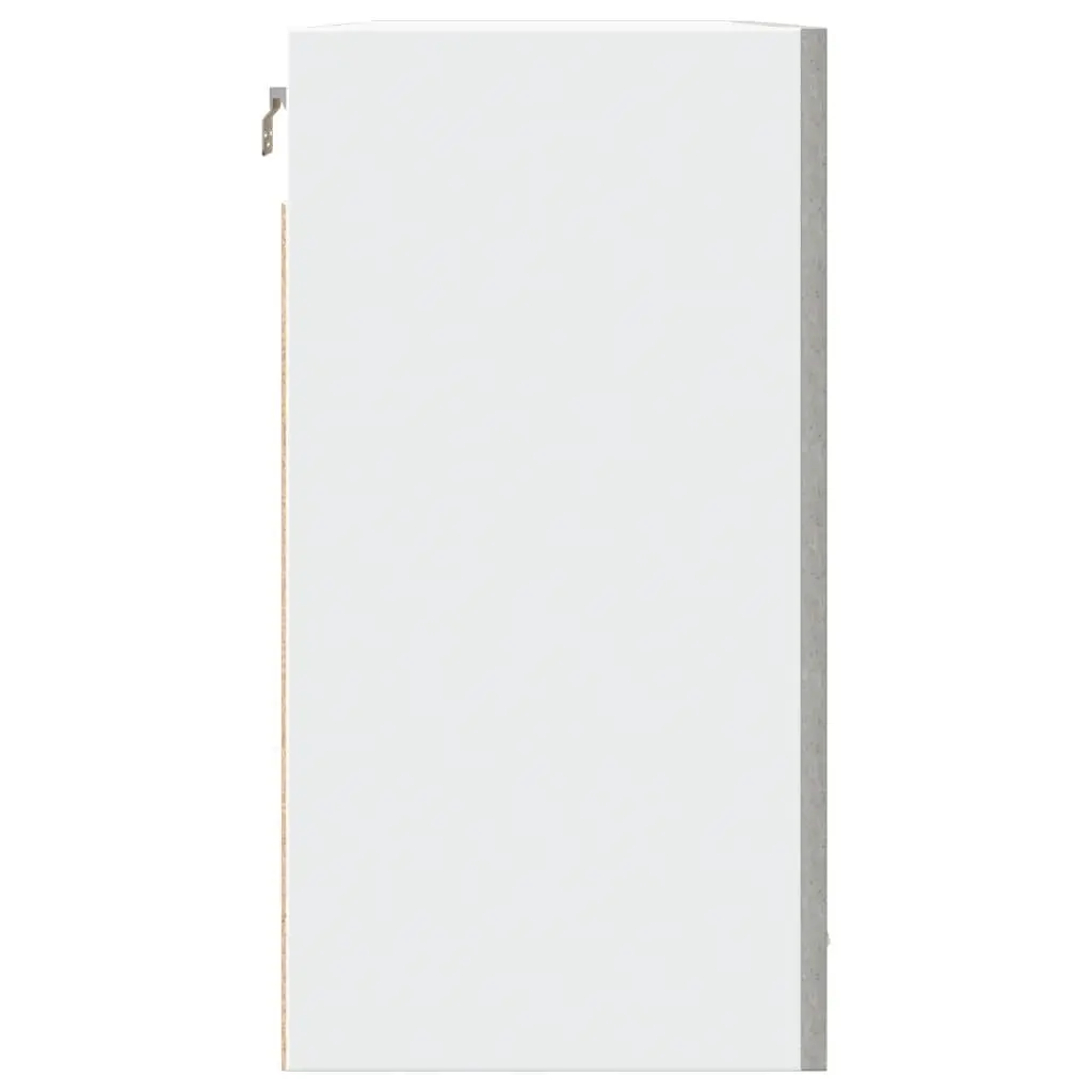 Hanging Kitchen Cabinet Wall-Mounted Grey Engineered Wood 80x31x60cm