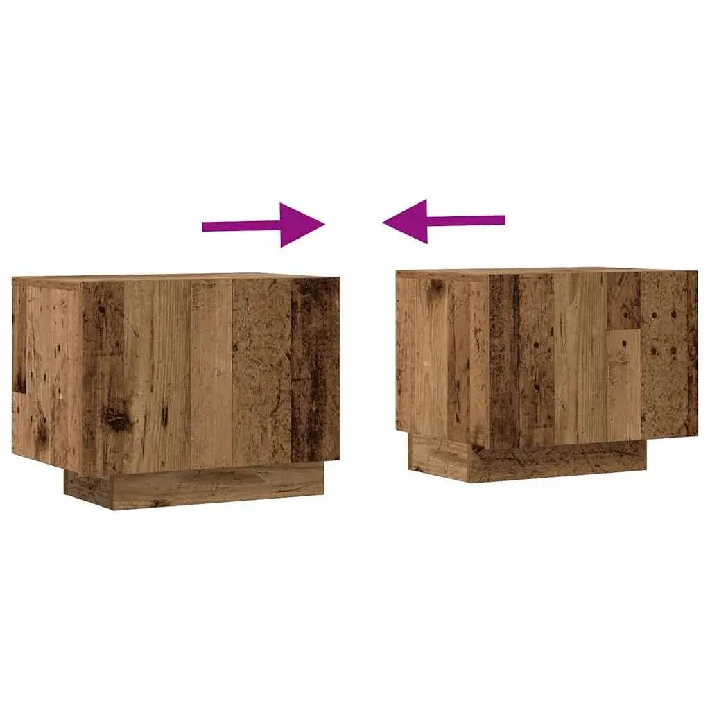 TV Stand Old Wood Style Media Unit 100x35x40cm