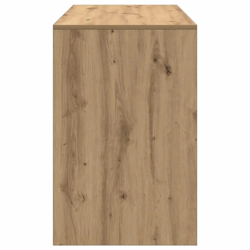 Office Desk Brown Engineered Wood 2 Drawer 101x50x76.5cm