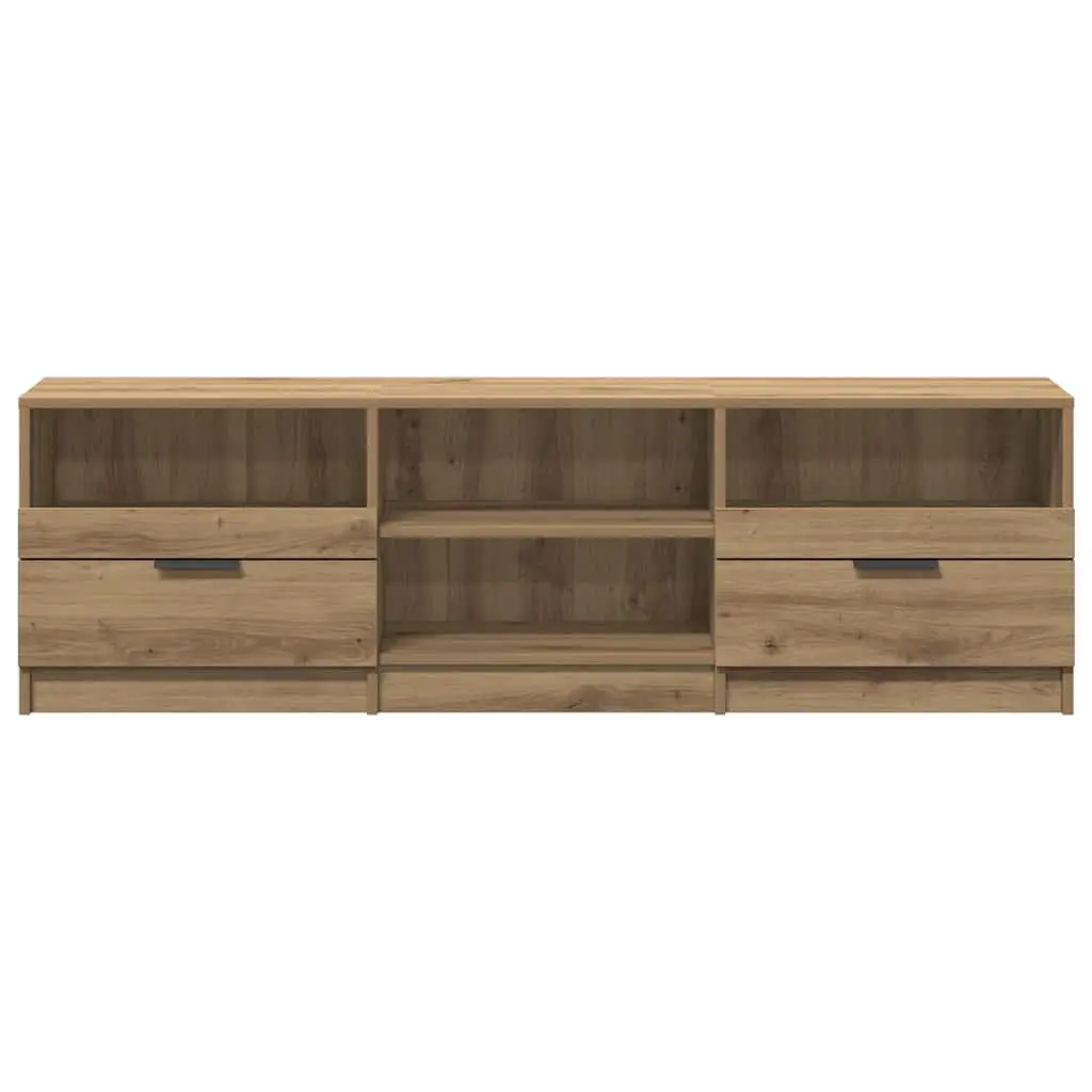 TV Cabinet Engineered Wood Brown Storage Unit 150 x 33.5 x 45 cm