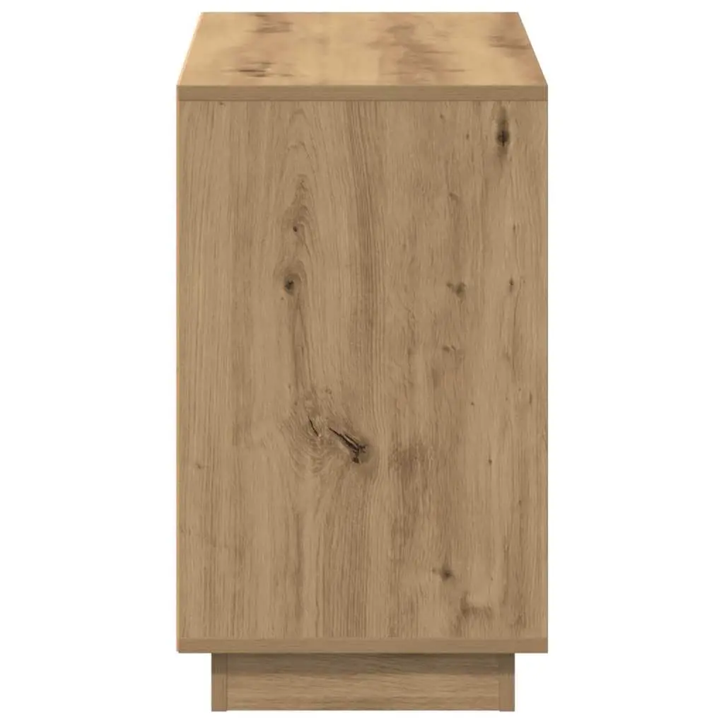 Sideboard Storage Cabinet Brown Engineered Wood 6 Compartments Living Room