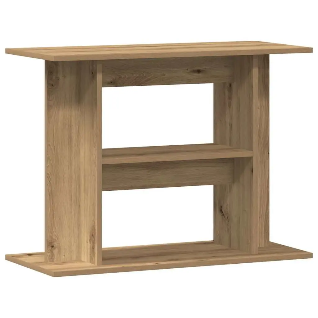 Aquarium Stand Engineered Wood Brown 80x35x60 cm 3 Tier Fish Tank Cabinet