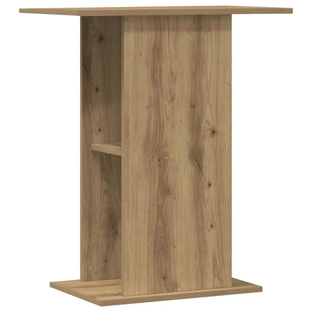 Aquarium Stand Engineered Wood Brown Storage Cabinet 36W x 60.5D x 72.5H cm