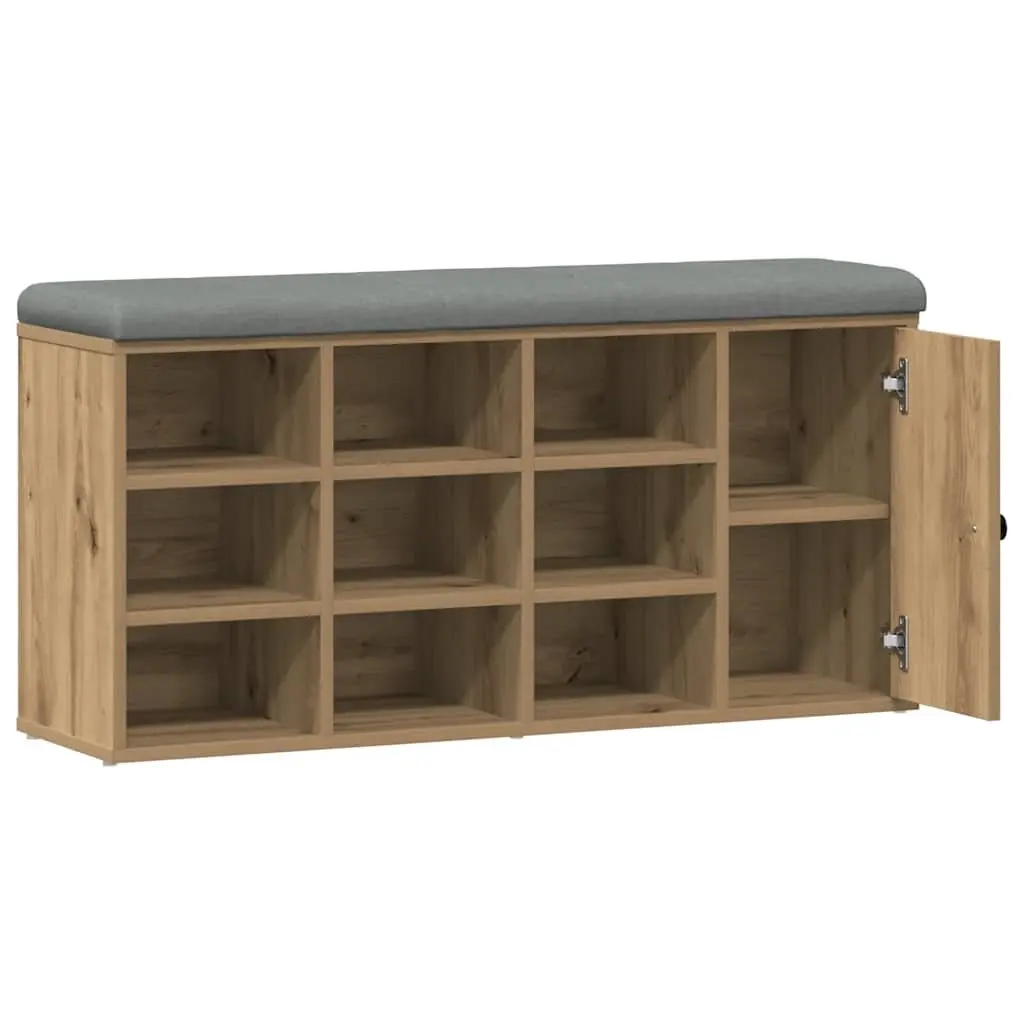Entryway Storage Bench with Padded Seat