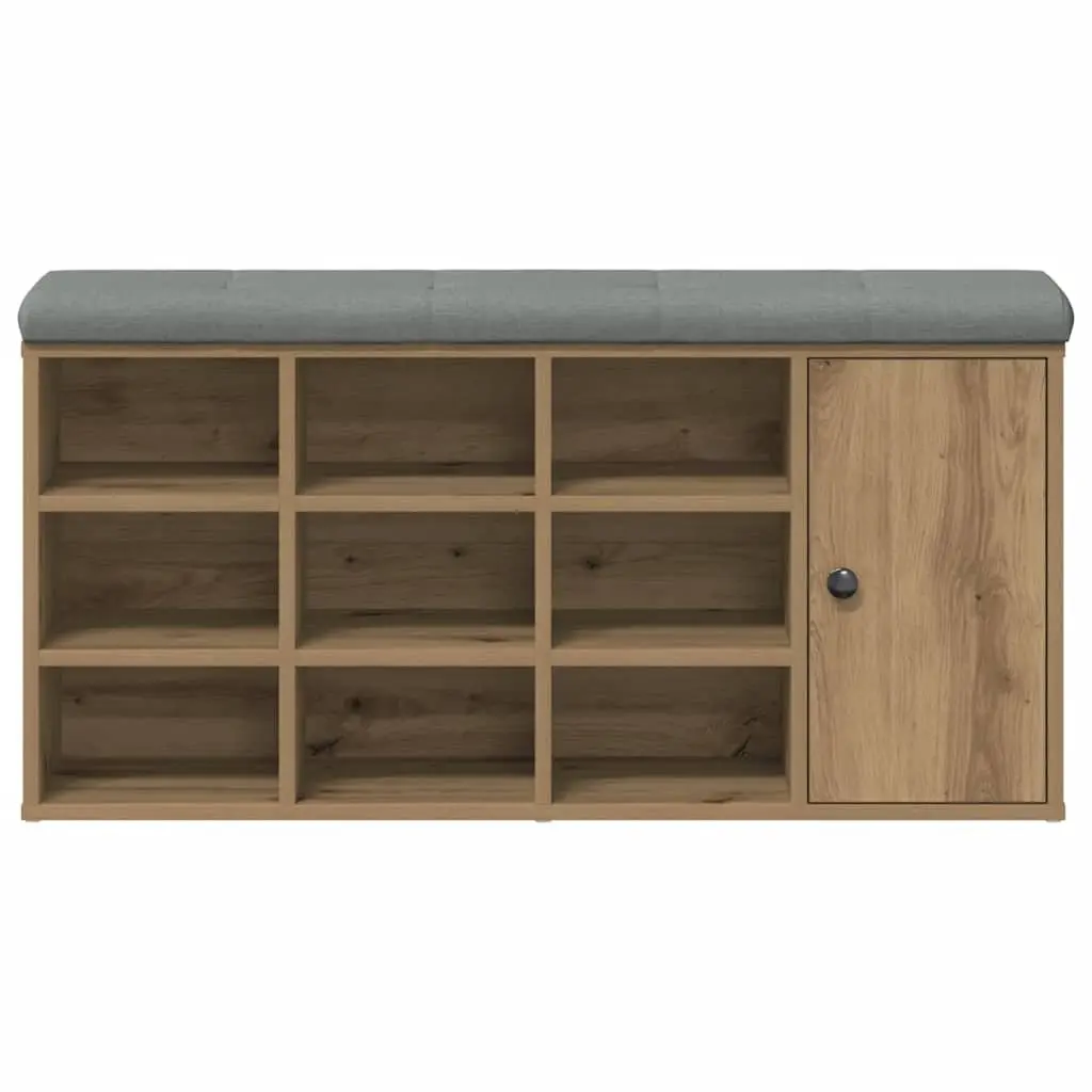 Entryway Storage Bench with Padded Seat