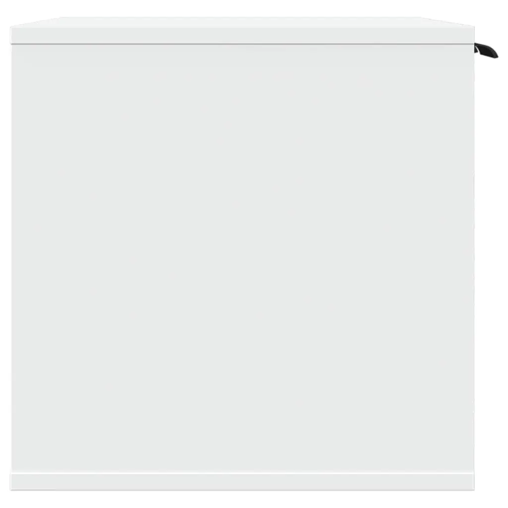 Cat Litter Box Enclosure Hidden Cabinet White 80x50x45cm