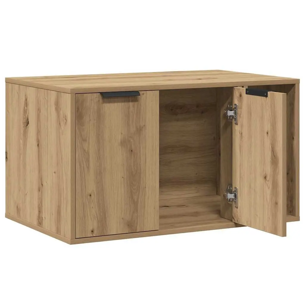 Cat Litter Box Enclosure Furniture Hidden Design Brown Side Table Cabinet