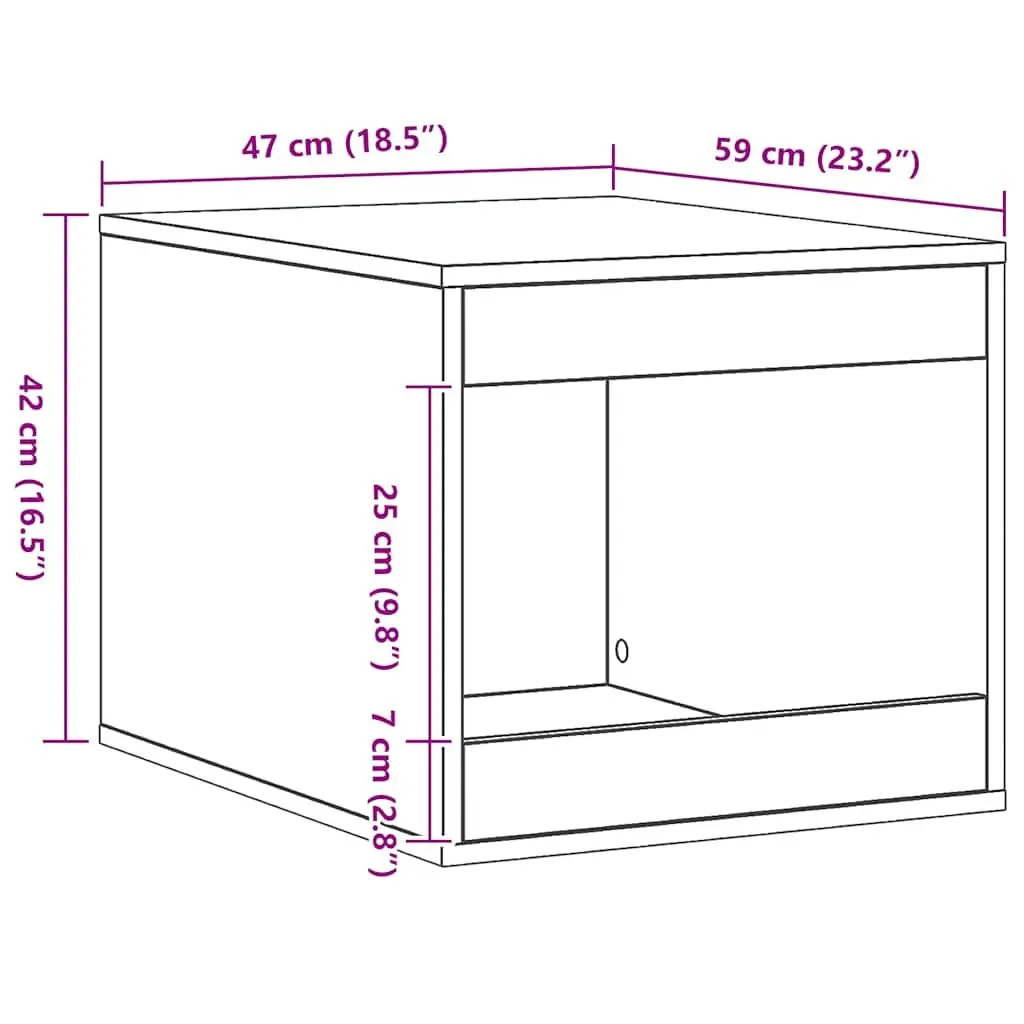 Cat Litter Box Enclosure Furniture Brown Hidden Design Storage Cabinet Side
