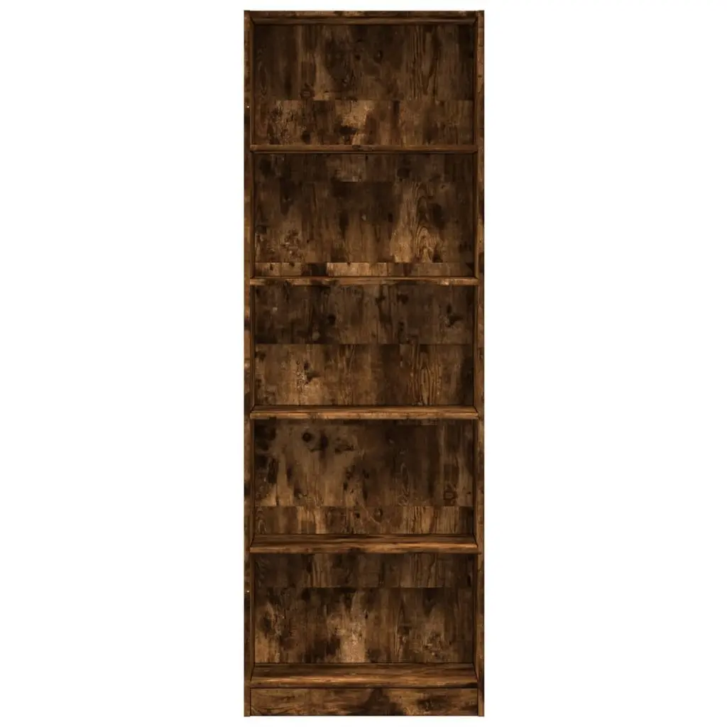 Smoked Oak Bookcase for Organizing