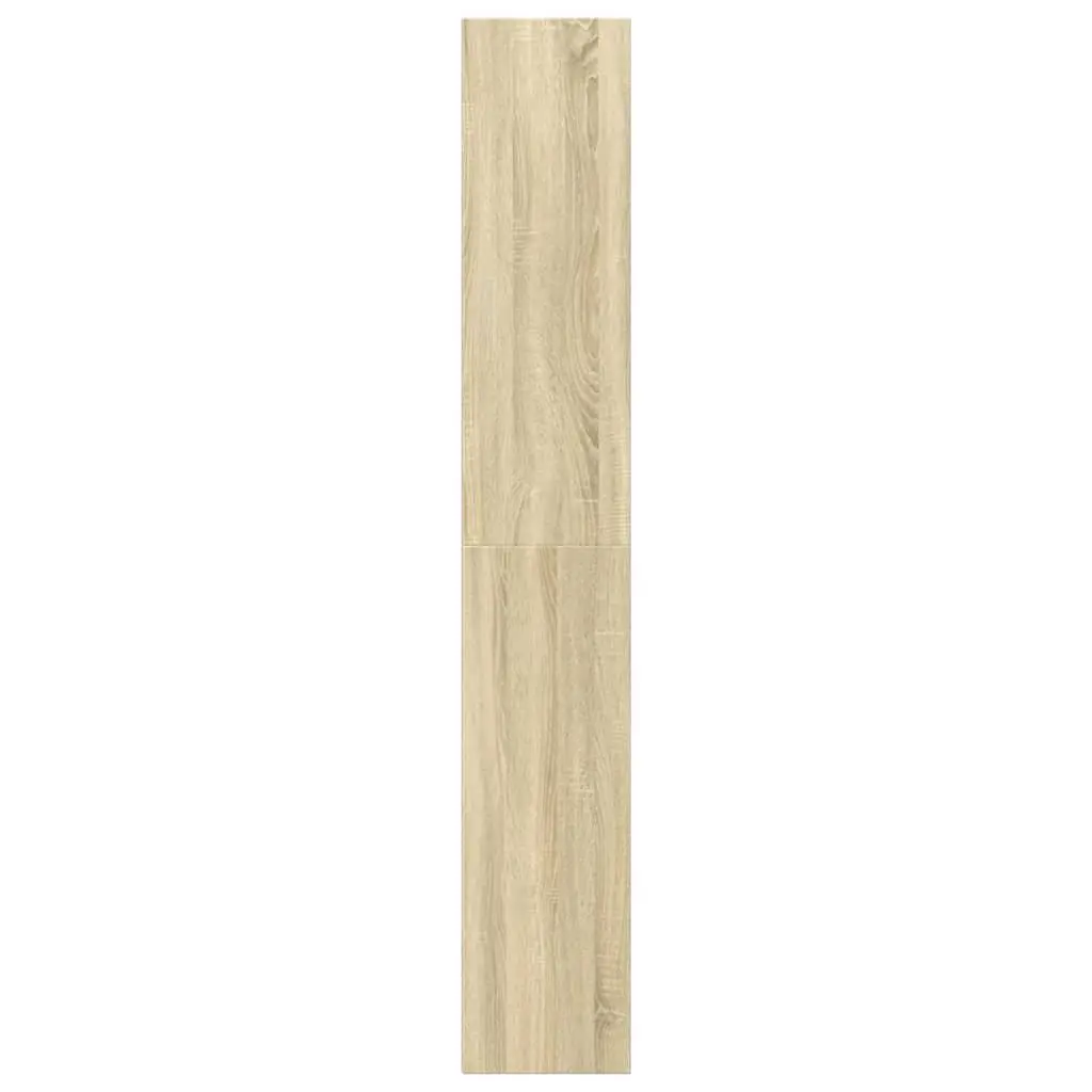 Bookcase Sonoma Oak 40x30x189cm Engineered Wood Shelving Storage Cabinet Brown