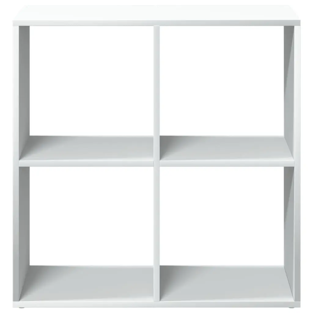 Room Divider Bookcase White 69.5x29x69.5 cm Cube Storage Shelving Unit Bookshelf