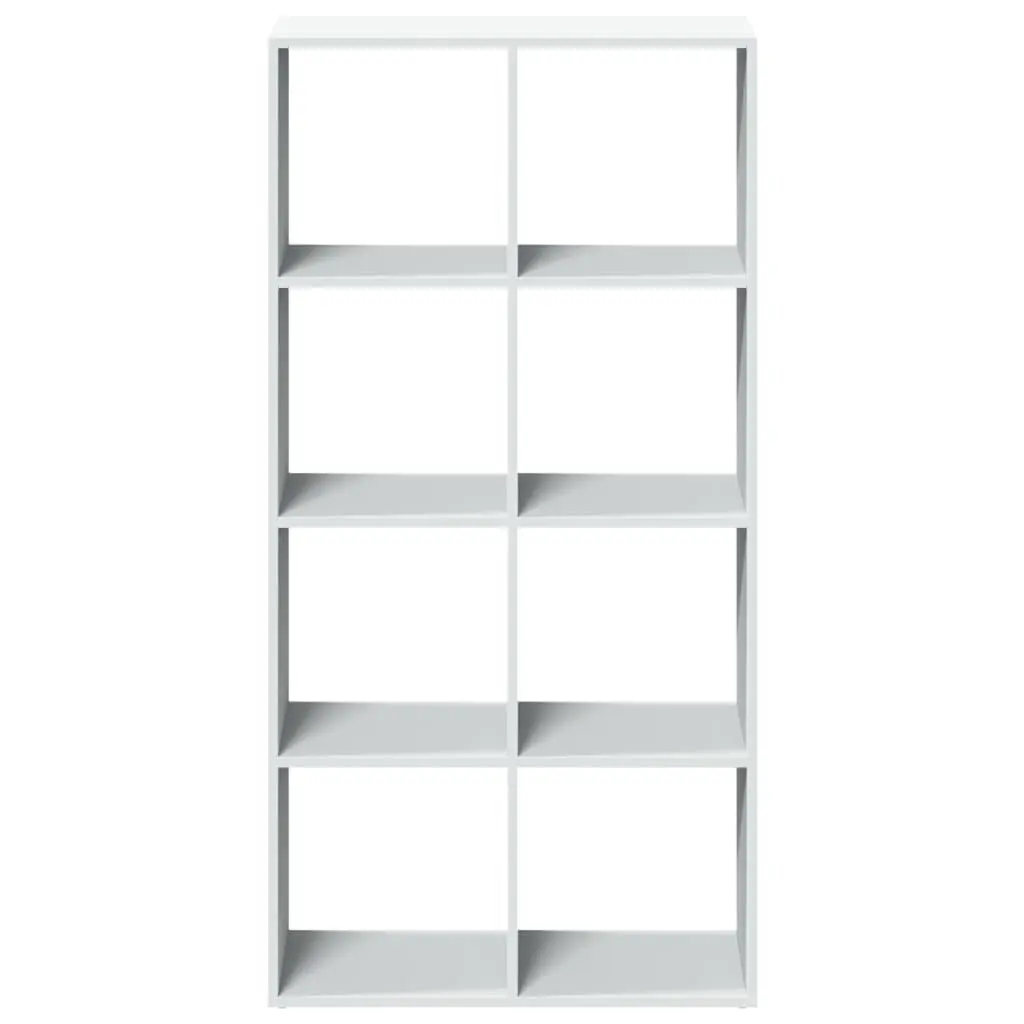 White Bookcase Divider