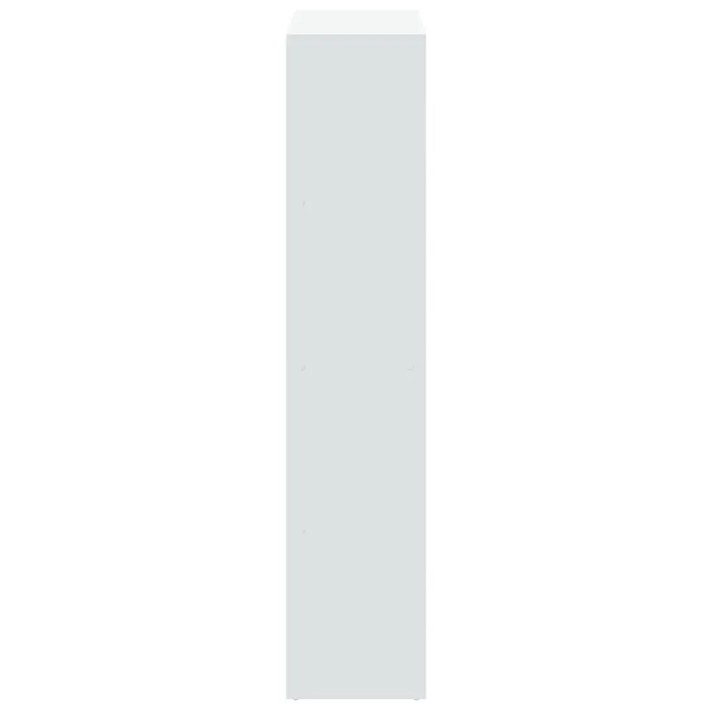 White Bookcase Divider