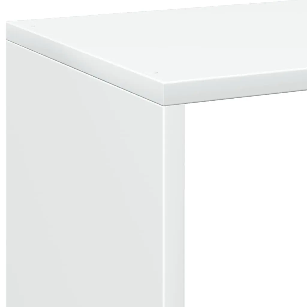 White Bookcase Divider
