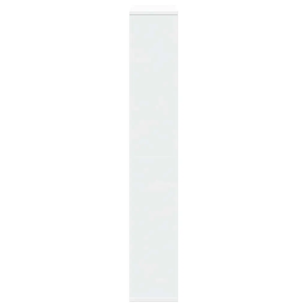 Bookcase White Engineered Wood 72x20x120.5 cm