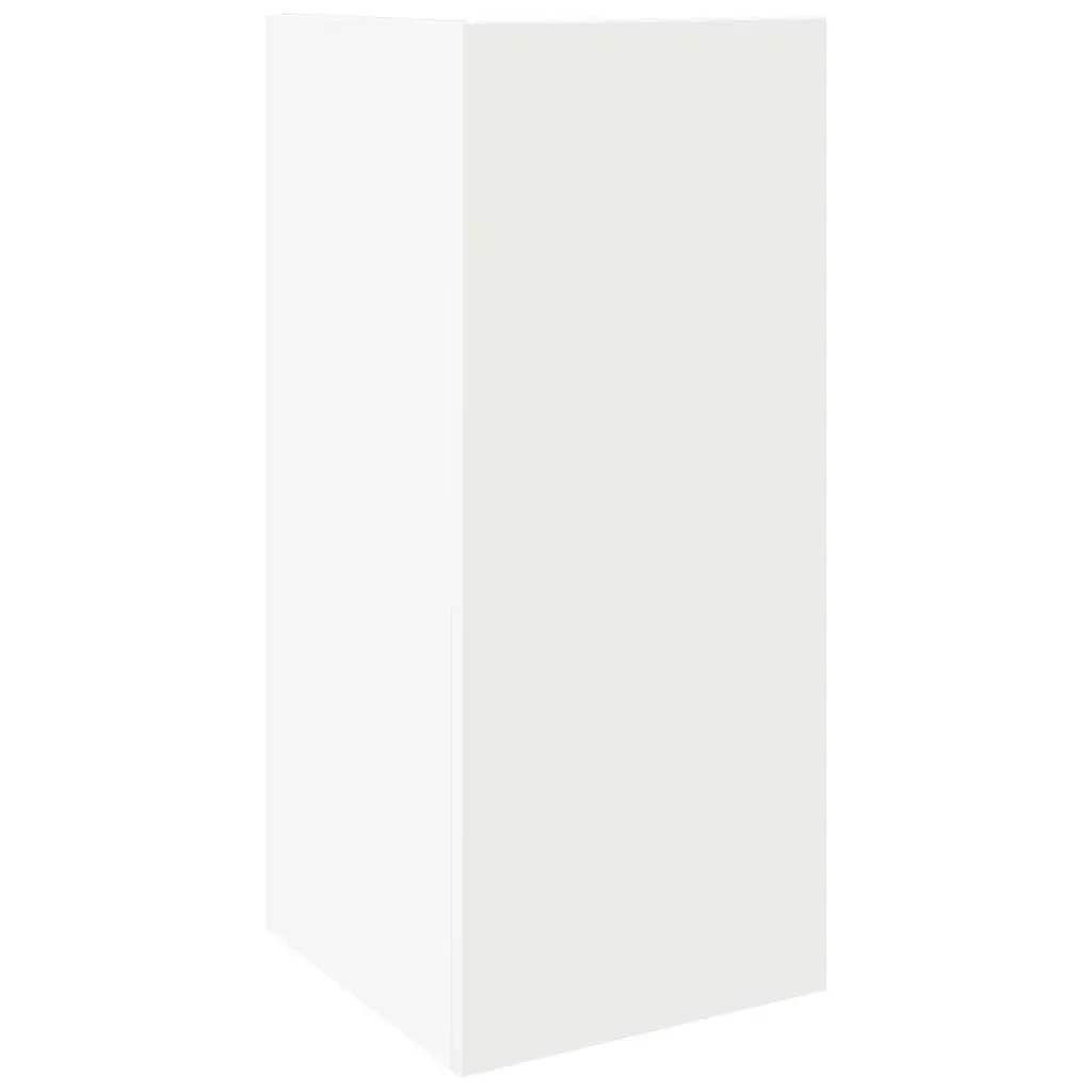 End Table Open Shelf White Minimalist 25.5 x 27 x 60 cm