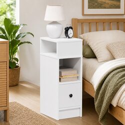 Your Friendly Bedside Cabinet with Drawer 25x31x66cm