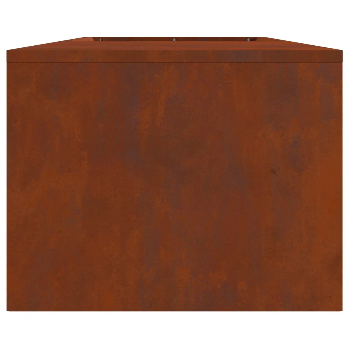 Rectangular Outdoor Fire Pit Industrial Weather-Resistant 160cm