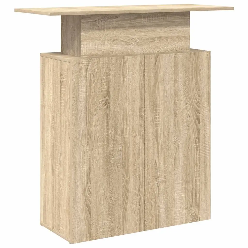 Reception Desk 100x40x104 cm in Sonoma Oak