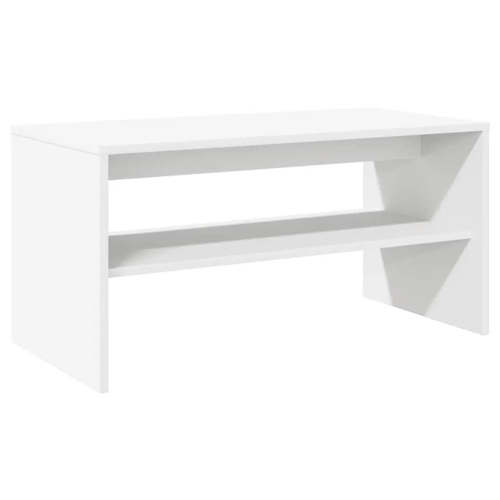 TV Cabinet White Engineered Wood 60x40x40 cm Media Storage Unit