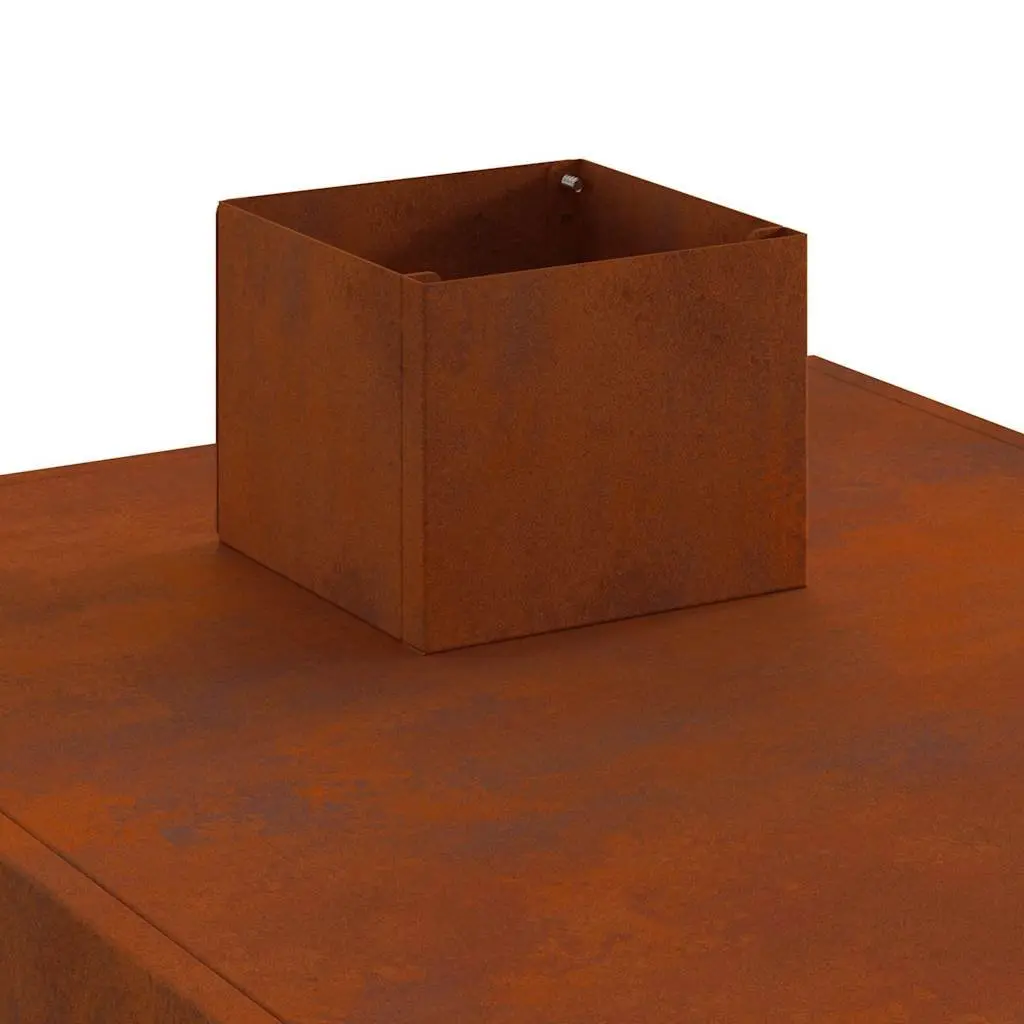 Camping Stove Outdoor Cooking Heating with Chimney Vent 35x50x60cm
