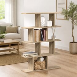 Wall Cube Shelf 15 Compartments Floating Storage Box Home Organizer Brown