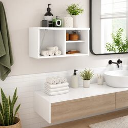 Your New Bathroom Wall Cabinet 60x25x30 cm - White