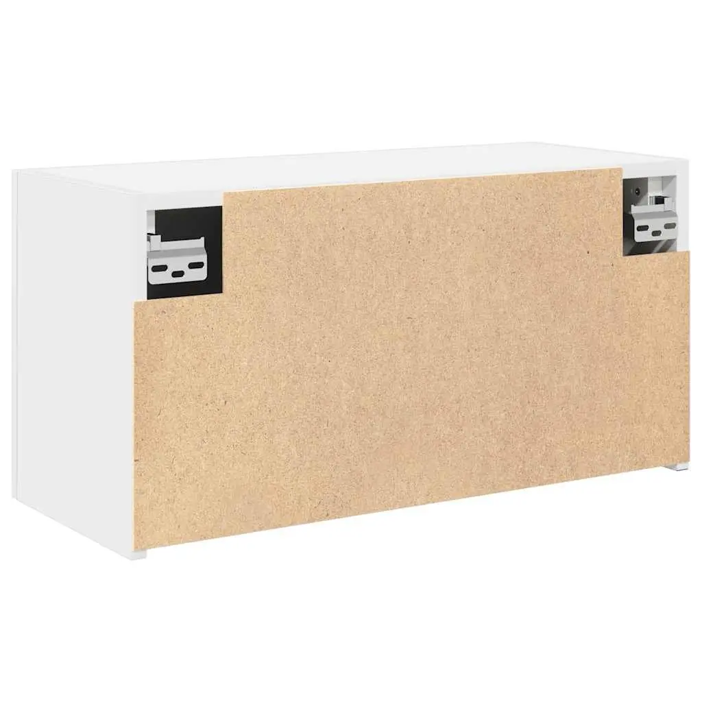 Bathroom Wall Cabinet White 60x25x30 cm Storage Unit