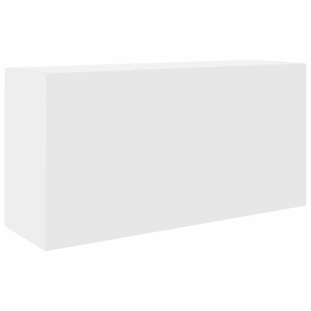 Bathroom Cabinet White Wall-Mounted Organizer 80x25x40 cm