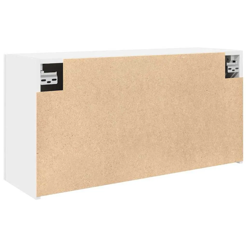 Bathroom Cabinet White Wall-Mounted Organizer 80x25x40 cm