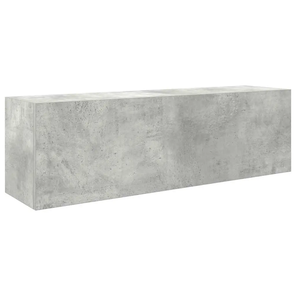 Bathroom Wall Cabinet Grey Engineered Wood 100x25x30 cm