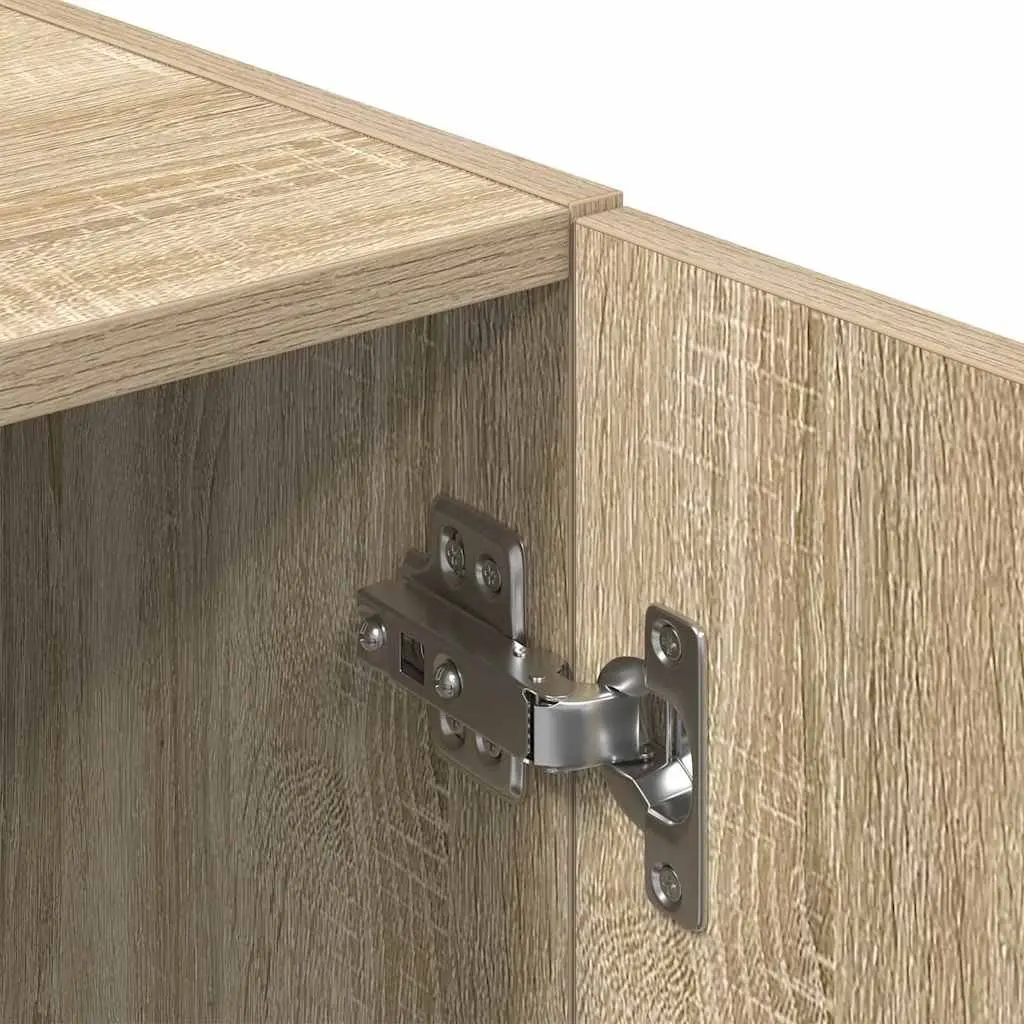 Kitchen Cabinet Sonoma Oak Storage Unit Engineered Wood Brown 38x41.5x131.5 cm