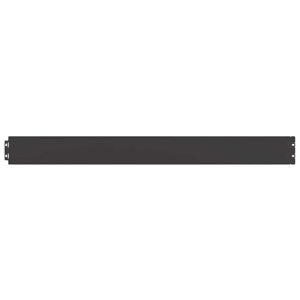 Garden Lawn Edging Cold-Rolled Steel Borders Black 10x103 cm