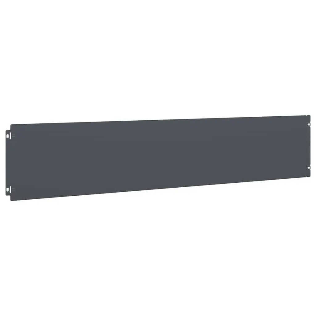 Garden Border Edging Flexible Anthracite Steel 20 x 103 cm 10 Pieces