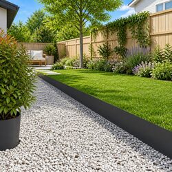 Your Garden’s Best Friend – Lawn Edging 20 pcs Black Steel