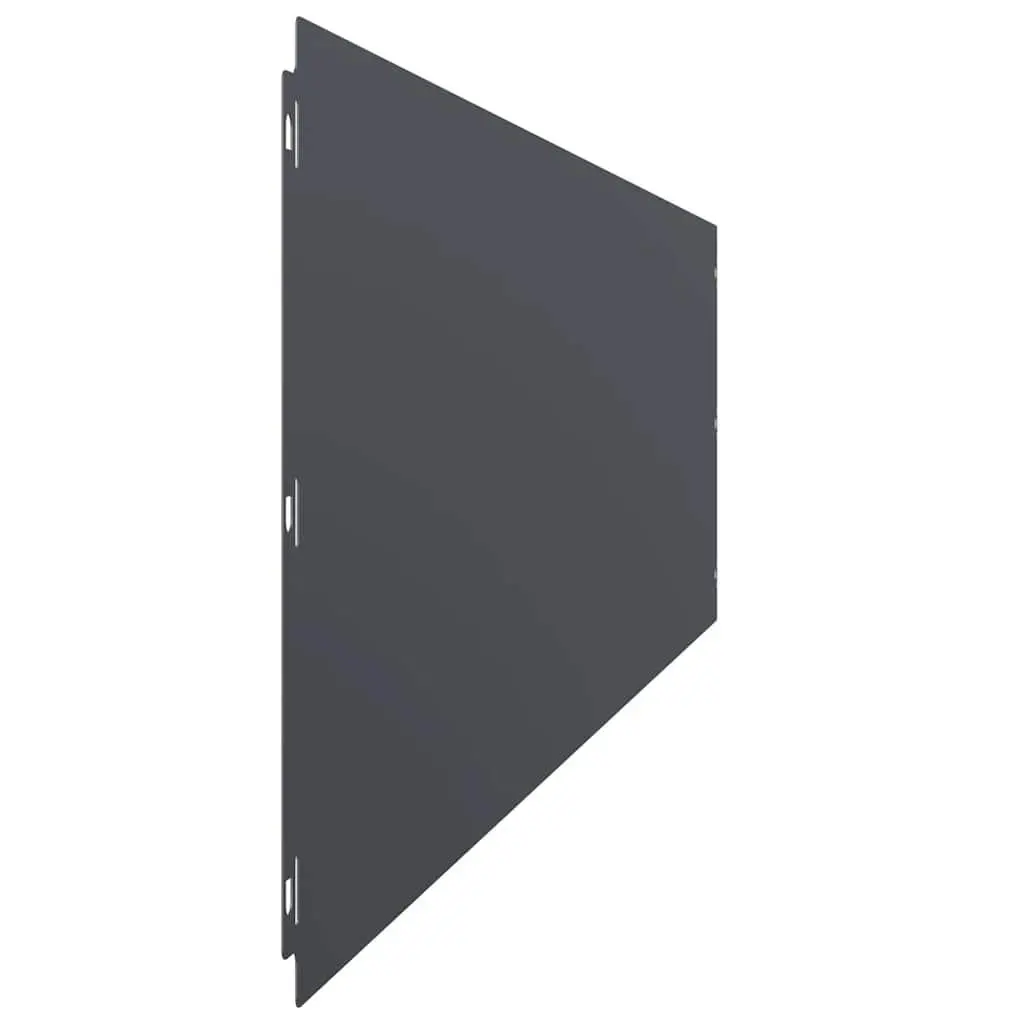 Lawn Edging Cold-Rolled Steel Anthracite 25 x 103 cm 20 Pieces