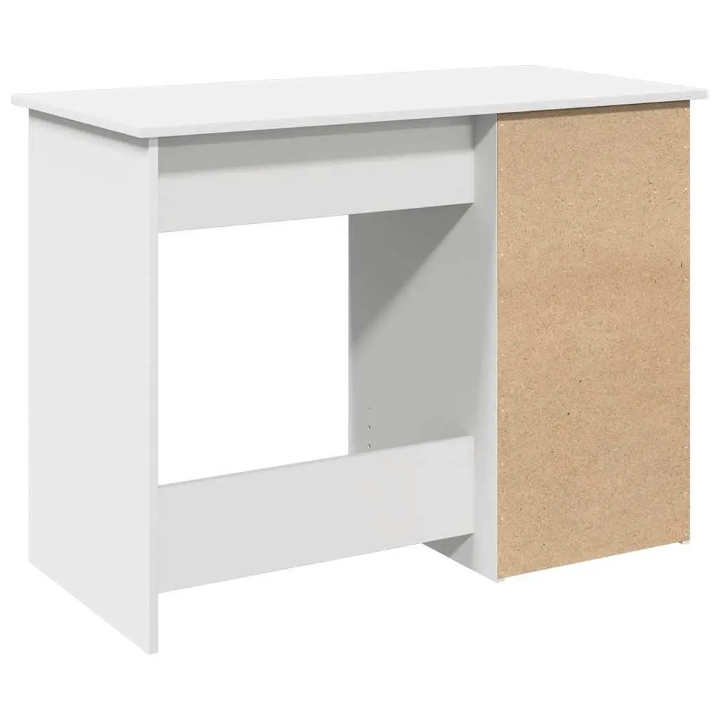 Engineered Wood Desk White Spacious Storage 102x50x75cm