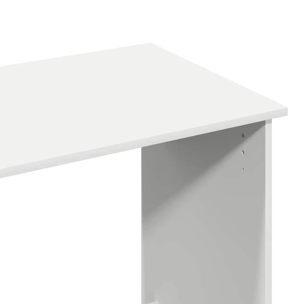 Engineered Wood Desk White Spacious Storage 102x50x75cm